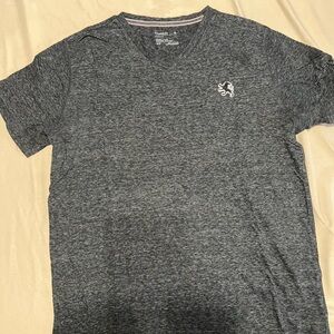 Express Gray V-Neck Men's Shirt